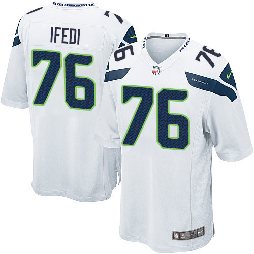 Youth Game Germain Ifedi Nike Jersey White Road - #76 NFL Seattle Seahawks